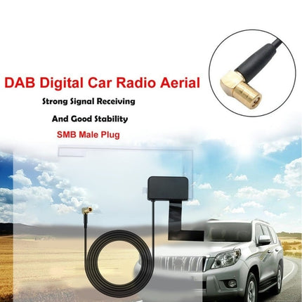 Merkloos DAB+ Antenne Digitale Radio Autoradio Stereo Ontvanger SMB Signaalversterker [DAB Plus + DabPlus] NORGOS 2
