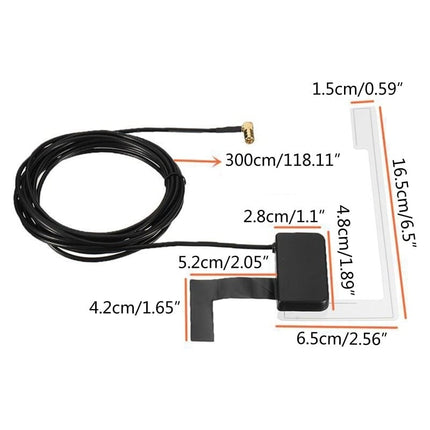 Merkloos DAB+ Antenne Digitale Radio Autoradio Stereo Ontvanger SMB Signaalversterker [DAB Plus + DabPlus] NORGOS 6
