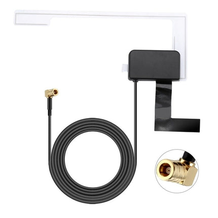Merkloos DAB+ Antenne Digitale Radio Autoradio Stereo Ontvanger SMB Signaalversterker [DAB Plus + DabPlus] NORGOS 1