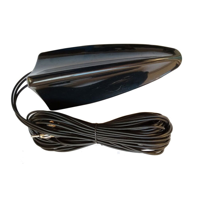 VCTparts DAB+ FM Dak Antenne Digitale Radio Autoantenne Haaienvin SMB Vin Zwart [ DAB Plus + DabPlus] NORGOS 2