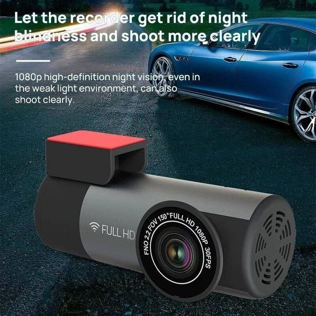 Dashcam 1080P Recorder 150 ° Dvr High - Definition Nachtzicht met Wifi Grijs - VCTparts.nl