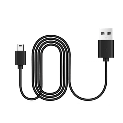Dashcam 3.5m Mini-USB naar USB-A Recorder Voeding Kabel Zwart [5V/2A]