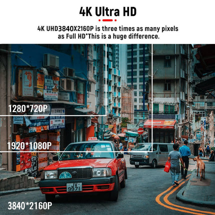 VCTparts Dashcam 4K 2160P Wifi & GPS 1CH Auto Video Recorder met Scherm Zwart NORGOS 9