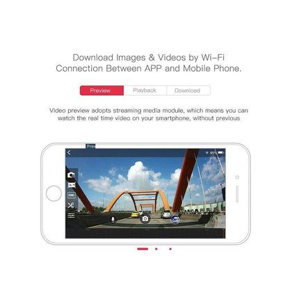 DDPAI DDPAI Mini Dashcam 1080P HD Wifi 1CH Video Recorder Zwart INNPRO 6