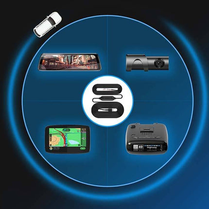 DDPAI DDPAI Mini Dashcam Continue Voeding Hardwire Kabel Voeding Micro USB INNPRO 5