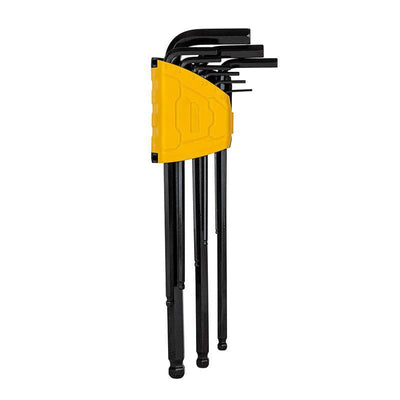 Deli Extra Long Ball Cup Allen Set 1,5-10 mm 9 pièces [Outils - Outils EDL232309H] (noir)