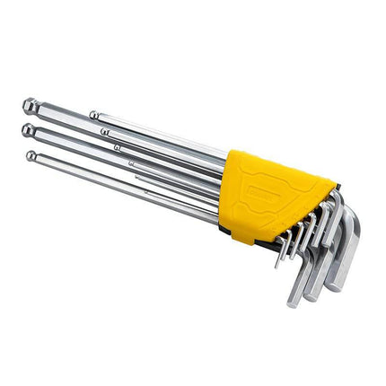 Deli Tools Inbussleutel Set 1.5 - 10mm EDL3080 (Zilver) [Gereedschappen - Deli] - VCTparts.nl
