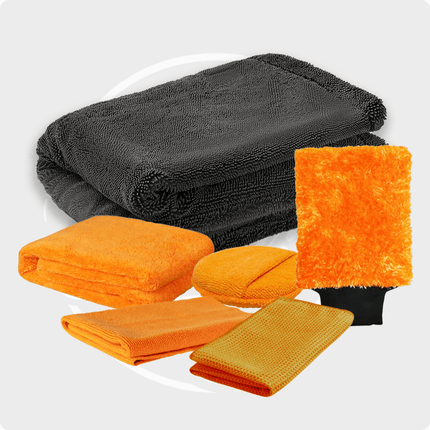 Detailing Combideal Auto Reinigings Absorberende Microvezel Pakket 6 - delig voor Streeploos Glansresultaat - VCTparts.nl