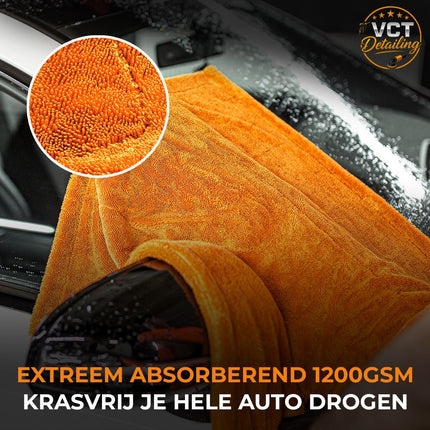 Detailing Combideal Auto Reinigings Absorberende Microvezel Pakket 6 - delig voor Streeploos Glansresultaat - VCTparts.nl