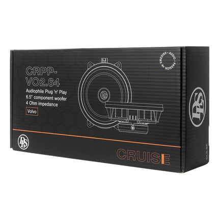 DLS DLS Cruise Volvo 165mm Plug'n'Play Mid Woofer 4 Ohm - Upgrade MET Harman Kardon/B&W Audio Optimount 11