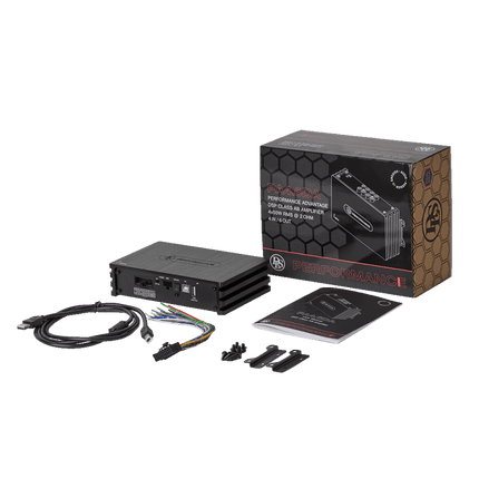 DLS DLS Performance Advantage 4x25W 4to6 DSP Versterker - 6 Kanaals DSP en OEM Integratie voor Auto Audio Upgrade Optimount 7