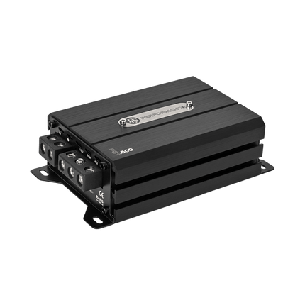 DLS DLS Performance Slim 1 Kanaals Mono Versterker 500W RMS - Compacte Class D Subwoofer Versterker voor Auto Audio Optimount 1