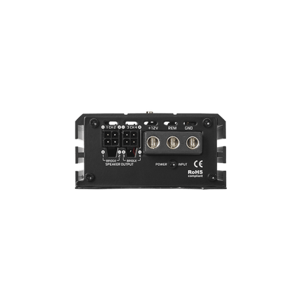 DLS DLS Performance Slim 4 Kanaals Versterker 110W RMS - Compacte Class D Auto Audio Versterker Optimount 6