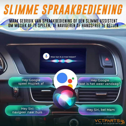 Draadloze CarPlay Android Auto Adapter CarPlay Box Inbouwmodule voor Mercedes - Benz NTG4.5 Systeem – Geschikt voor A - , B - , C - , E - Klasse, CLA, GLA, GLK, ML, SLK (2011–2015) - VCTparts.nl