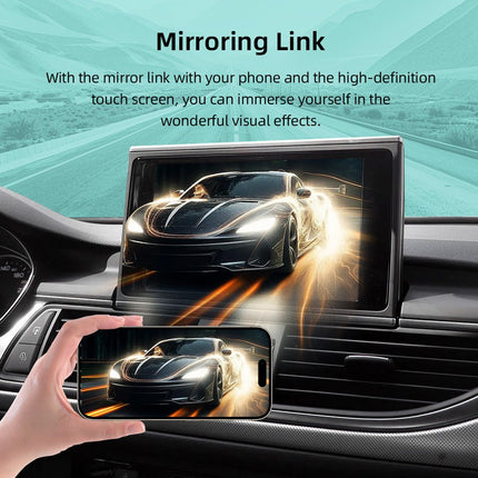 Draadloze CarPlay Android Auto Interface Retrofit Kit voor Audi RMC Systeem – Geschikt voor A6 C7, A7 2012–2016 - VCTparts.nl