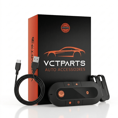 Kit de voiture de visière du soleil sans fil avec des mains du haut-parleur Bluetooth - haut-parleur sans haut-parleur