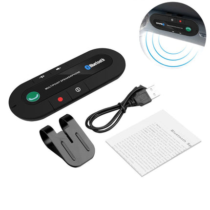 VCTparts Draadloze Zonneklep Carkit Bluetooth Speaker - Handsfree Bellen en Muziek Streamen NORGOS 10