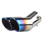 VCTparts Dubbele Uitlaat Rainbow Spectra Aflopend 60mm Kopstuk / Eindstuk RVS [Uitlaat Sierstuk - Uitlaat Tuning - Uitlaat Koppelstuk] NORGOS 10
