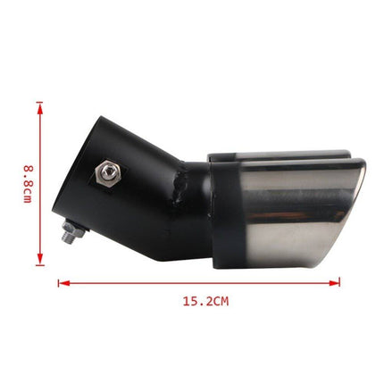 VCTparts Dubbele Uitlaat Rainbow Spectra Aflopend 60mm Kopstuk / Eindstuk RVS [Uitlaat Sierstuk - Uitlaat Tuning - Uitlaat Koppelstuk] NORGOS 8
