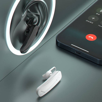 Dudao Bluetooth 5.0 U7X Handsfree Auto Headset Oortelefoon voor Bellen Zwart - VCTparts.nl