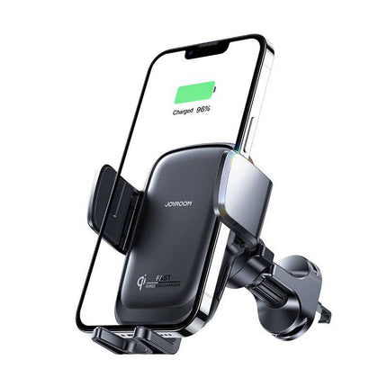Dudao Dudao Joyroom Gravity Auto Telefoonhouder met Draadloos Opladen 15W voor Ventilatierooster Zwart Hurtel 1