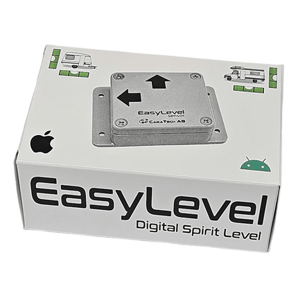 EasyLevel Digitale Waterpas – Slimme Smartphone Sensor voor Caravan Camper en Aanhanger - Snel en Nauwkeurig Waterpas Meten Zonder Uitstappen - VCTparts.nl