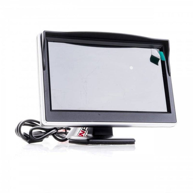 Einparts Achteruitrijcamera Beeldscherm Display met Aansluiting 5inch 800x480p Zwart - VCTparts.nl