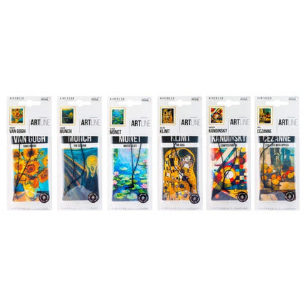 Einparts AIRFRESH Art Line Water Lily Auto Geurhanger – Claude Monet Geïnspireerde Car Air Freshener Hangende Luchtverfrisser tot 30 Dagen Einparts 2