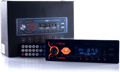 Einparts Auto Built -in Radio avec Bluetooth - Carte SD - Éclairage LED USB et rouge
