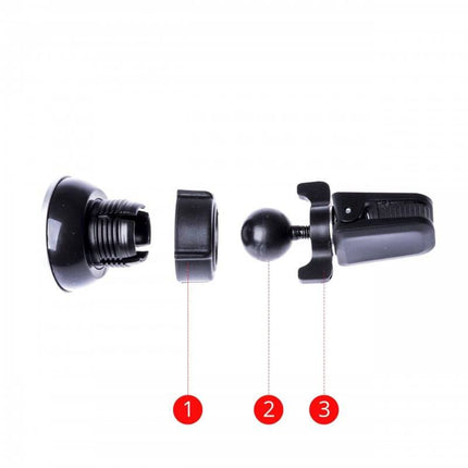 Einparts Einparts Auto Magnetische Telefoonhouder met Klem voor Ventilatierooster Zwart Einparts 8