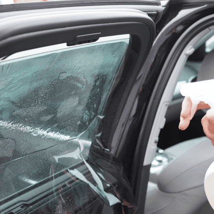 Einparts Auto Raamfolie 50% Bescherming - Krasbestendig en UV - werend 50cm x 300cm Zwart met Mesje en Tool - VCTparts.nl