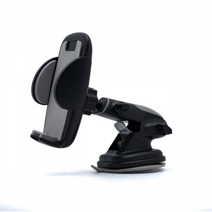 Einparts Auto Telefoonhouder voor Dashboard en Voorruit met Telescopisch Uitschuifbare Arm Zwart - VCTparts.nl
