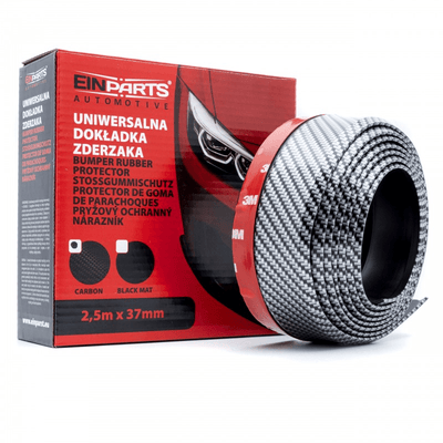 Einparts Protection de pare-chocs Réduction des lèvres Bélastique en caoutchouc (2,5 m)