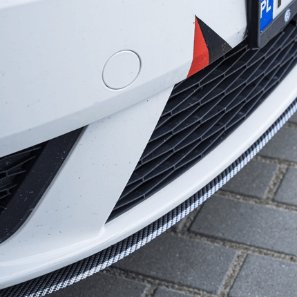 Einparts Auto Voorbumper Sideskirts Spoiler Protector Carbon – Bumper Bescherming Lip Verlaging Strip Rubber (2,5m) - VCTparts.nl