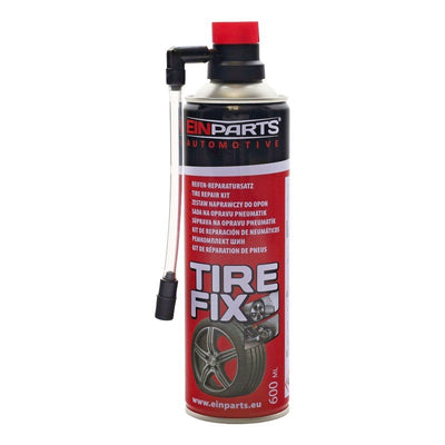 Einparts Banden Reparatie Spray 600ml – Nood Reparatie en Bandenvuller voor Auto, SUV en Bestelwagen