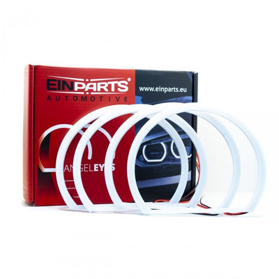 Einparts LED Angel Eyes BMW 3 E46 (1998-2001 zonder lens) - 119mm 146mm Cotton 6000K Helder Witte CANBUS Angel Eyes Upgrade