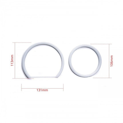 Einparts Einparts Cotton LED BMW 3 E90 Angel Eyes - 113mm 131mm 106mm 6000K Helder Witte CANBUS LED Ringen OEM+ Upgrade Einparts 6