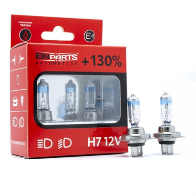 Einparts halogène dimlicht + 130% h7 12V 55W - 5000K - (ensemble)