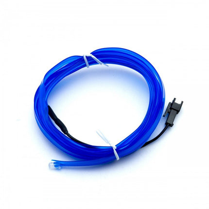 Einparts Einparts LED Ambient Interieurverlichting 2m Blauw - Universele 24V Truck Sfeerverlichting 360 Graden Dunne 2mm Strip Compleet Pakket Einparts 5