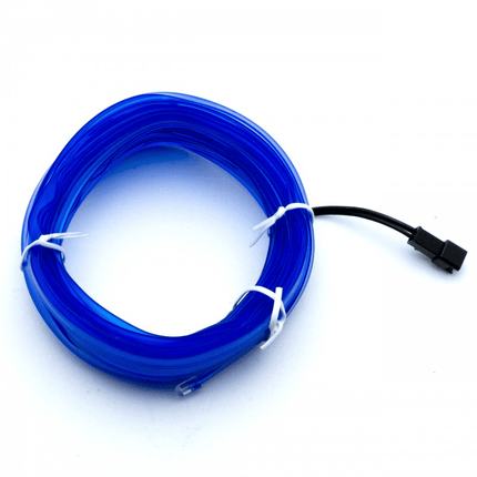 Einparts Einparts LED Ambient Interieurverlichting 5m Blauw - Universele 12V Auto Sfeerverlichting 360 Graden Dunne 2mm Strip Compleet Pakket Einparts 4