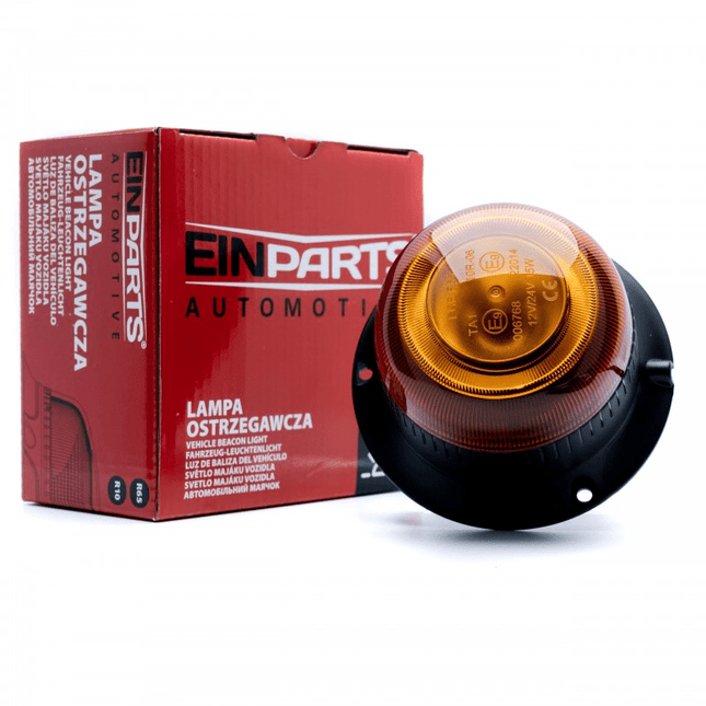 Einparts LED Beacon Zwaailicht led Stroboscoop Noodverlichting met Magneet Krachtige Waarschuwingsverlichting 12v - 24v Oranje - VCTparts.nl