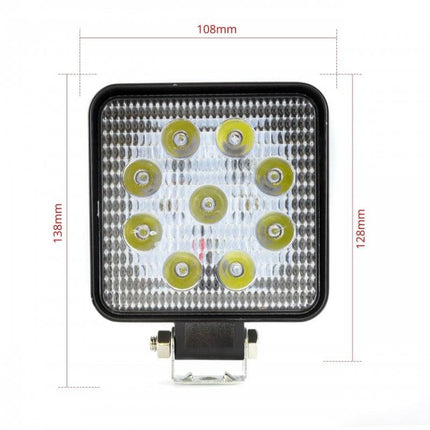 Einparts Einparts Offroad Achterlicht Verstraler LED Lamp Spotlight - Vierkant 27W Einparts 4