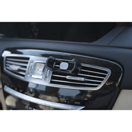 Einparts Universele Clip Auto Telefoonhouder met Ventilatierooster Klem Zwart - Grijs - VCTparts.nl