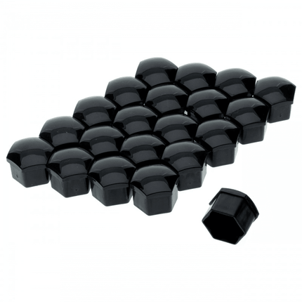 Einparts Einparts Wielbout Wielmoer 17mm Doppen Beschermende Afdekkapjes Zwart 20 stuks (set) Einparts 1