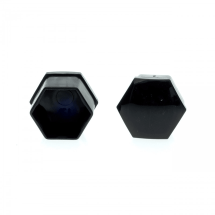 Einparts Einparts Wielbout Wielmoer 17mm Doppen Beschermende Afdekkapjes Zwart 20 stuks (set) Einparts 7