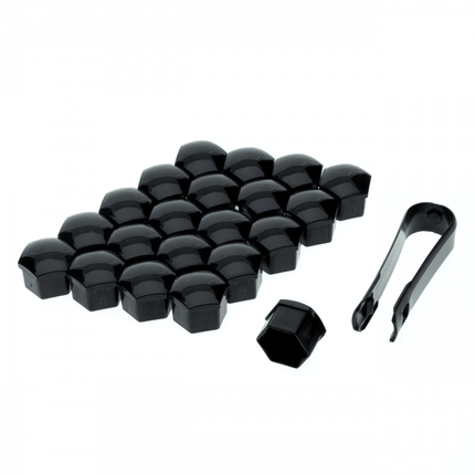 Einparts Einparts Wielbout Wielmoer 17mm Doppen Beschermende Afdekkapjes Zwart 20 stuks (set) Einparts 2