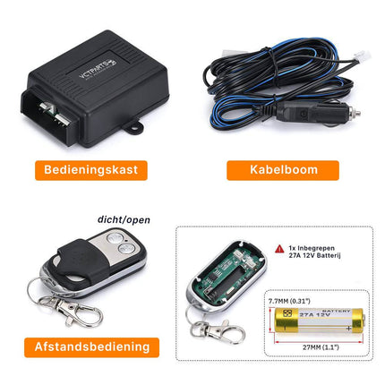 Elektrische Uitlaat Kleppensysteem 2.75inch 70mm Bypass Universeel Draadloos met Afstandsbediening - Dubbele Pijp met Klep - VCTparts.nl