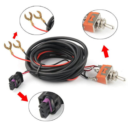 VCTparts Elektrische Uitlaat Regelklep 2.25inch 60mm Universeel met Schakelaar Enkele Klep Kleppensysteem NORGOS 6