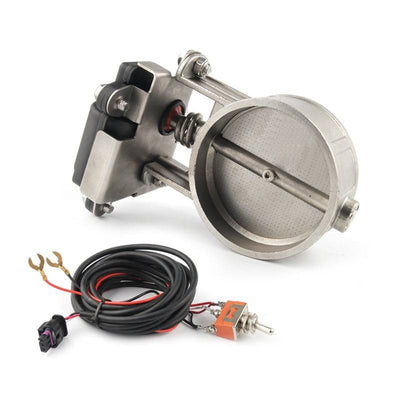Soupape régal d'échappement électrique 275 pouces 70 mm Ø Universal avec un système de vanne interrupteur