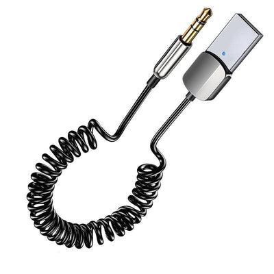 Essager USB naar Bluetooth 5.0 Rekbare Kabel Draadloze Muziek Transmitter